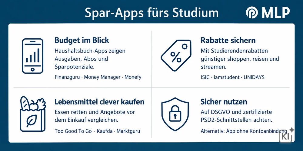 Infografik zu Spar Apps für Studierende