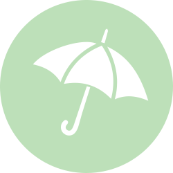 Symbol Versicherung (Regenschirm)