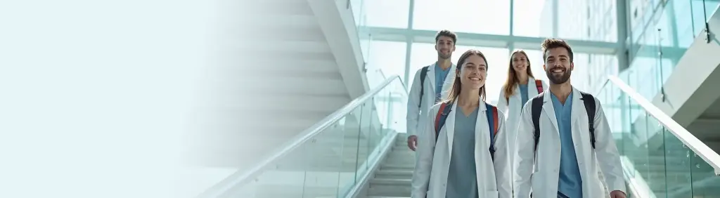 MLP financify / Medizinstudierende gemeinsam in der Uni